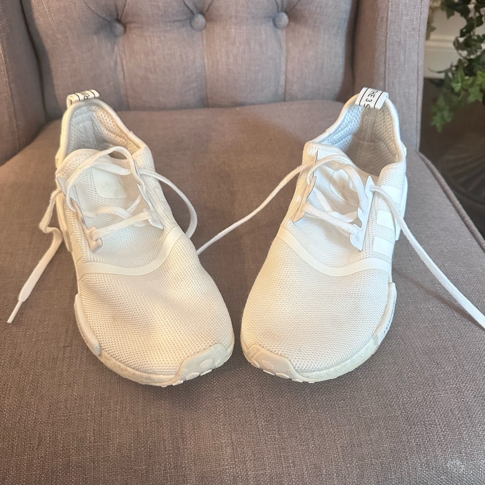 White adidas NMDs Women’s Boost